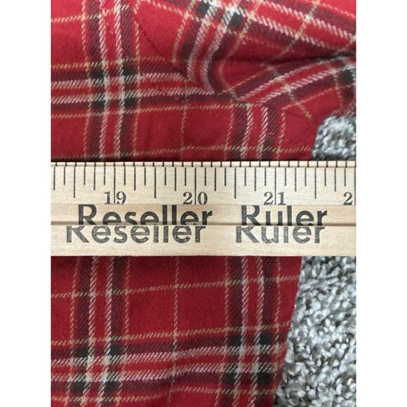 Hawke & Co Outfitters Flannel Shirt Plaid Medium NWT Mens Button Up 100% Cotton - Picture 4 of 9